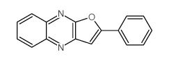 Furo[2,3-b]quinoxaline, 2-phenyl- Structure