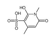 2-hydroxy-1,4-dimethyl-6-oxopyridine-3-sulfonic acid结构式