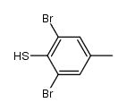 2,6-Dibrom-4-thiocresol Structure