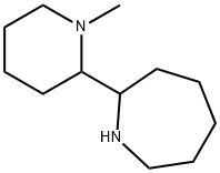 2-(1-methylpiperidin-2-yl)azepane结构式