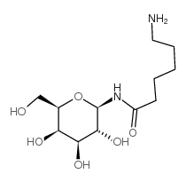6-amino-n-beta-d-galactopyranosyl hexanamide Structure