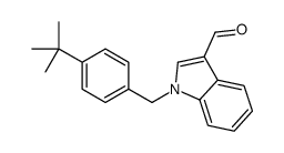 1-[(4-tert-butylphenyl)methyl]indole-3-carbaldehyde结构式