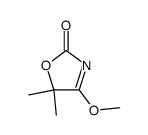 5,5-Dimethyl-4-methoxy-3-oxazolin-2-on Structure