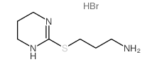 3-(1,4,5,6-tetrahydropyrimidin-2-ylsulfanyl)propan-1-amine,hydrobromide Structure