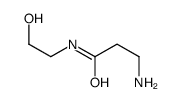 3-amino-N-(2-hydroxyethyl)propanamide Structure