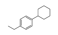 1-cyclohexyl-4-ethylbenzene Structure