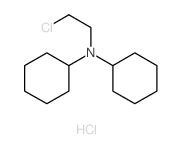 N-(2-Chloroethyl)dicyclohexylamine hydrochloride结构式