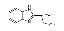 1-(1H-benzo-[d]imidazol-2-yl)ethane-1,2-diol结构式