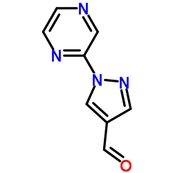 1-(2-Pyrazinyl)-1H-Pyrazole-4-Carbaldehyde Structure