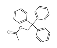 acetic acid-(2,2,2-triphenyl-ethyl ester) Structure