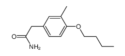4-Butoxy-3-methyl-phenyl-acetamid Structure