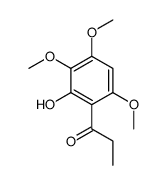 1-(2-hydroxy-3,4,6-trimethoxyphenyl)propan-1-one Structure