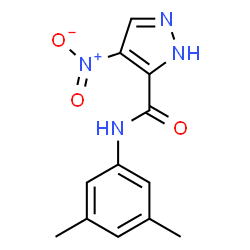 1H-Pyrazole-3-carboxamide,N-(3,5-dimethylphenyl)-4-nitro-(9CI)结构式