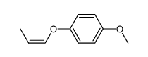 cis-4-methoxyphenyl 1-propenyl ether结构式