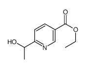 ethyl 6-(1-hydroxyethyl)pyridine-3-carboxylate结构式