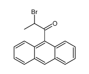 1-anthracen-9-yl-2-bromopropan-1-one Structure