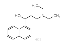 3-diethylamino-1-naphthalen-1-yl-propan-1-ol structure