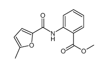 Benzoic acid, 2-[[(5-methyl-2-furanyl)carbonyl]amino]-, methyl ester (9CI) structure