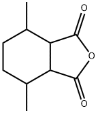 3,6-Dimethylcyclohexane-1,2-dicarboxylic anhydride结构式