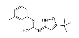 1-(5-tert-butyl-1,2-oxazol-3-yl)-3-(3-methylphenyl)urea结构式