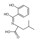 (2S)-2-[(2-hydroxybenzoyl)amino]-4-methylpentanoic acid结构式