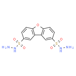 dibenzofuran-2,8-bis(sulphonohydrazide) Structure
