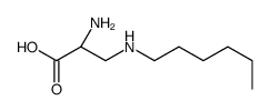 (2S)-2-amino-3-(hexylamino)propanoic acid结构式