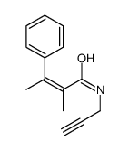 α,β-Dimethyl-N-(2-propynyl)cinnamamide结构式