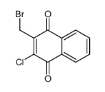 2-(bromomethyl)-3-chloronaphthalene-1,4-dione Structure