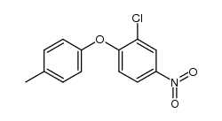 2-chloro-4-nitro-1-(p-tolyloxy)benzene Structure