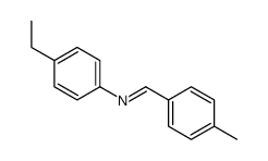 N-(4-ethylphenyl)-1-(4-methylphenyl)methanimine结构式
