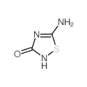 1,2,4-Thiadiazol-3(2H)-one,5-amino-结构式