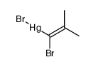 (1-bromo-2-methylprop-1-en-1-yl)mercury(II) bromide结构式