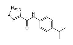 1,2,3-Thiadiazole-4-carboxamide,N-[4-(1-methylethyl)phenyl]-(9CI)结构式