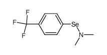 N,N-Dimethyl-Se-(4-trifluoromethyl-phenyl)-selenohydroxylamine Structure