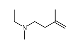 N-ethyl-N,3-dimethylbut-3-en-1-amine结构式