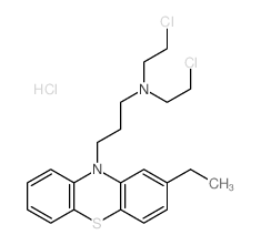 10H-Phenothiazine-10-propanamine, N,N-bis(2-chloroethyl)-2-ethyl-, monohydrochloride picture