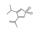 3-propan-2-yl-4-prop-1-en-2-ylthiophene 1,1-dioxide Structure