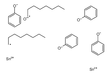 octyl-[octyl(diphenoxy)stannyl]oxy-diphenoxystannane结构式