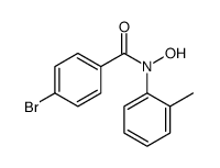 4-bromo-N-hydroxy-N-(2-methylphenyl)benzamide Structure