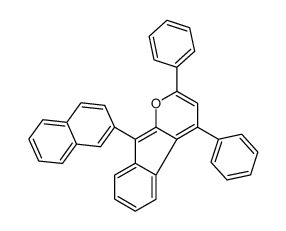 9-naphthalen-2-yl-2,4-diphenylindeno[2,1-b]pyran Structure