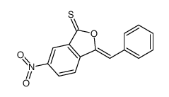 3-benzylidene-6-nitro-2-benzofuran-1-thione结构式