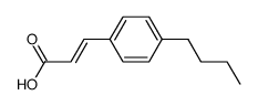 (E)-3-(4-n-butylphenyl)acrylic acid Structure