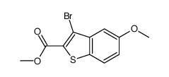 methyl 3-bromo-5-methoxy-1-benzothiophene-2-carboxylate结构式