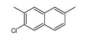 2-chloro-3,6-dimethylnaphthalene结构式