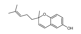 2-methyl-2-(4-methylpent-3-enyl)-2H-chromen-6-ol结构式