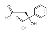 (2S)-2-hydroxy-2-phenylbutanedioic acid结构式