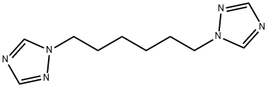 1,6-二(4H-1,2,4-三唑-4-基)己烷结构式