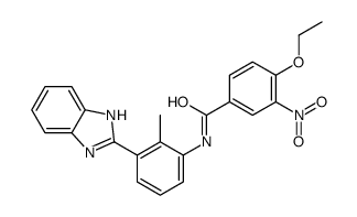 N-[3-(1H-benzimidazol-2-yl)-2-methylphenyl]-4-ethoxy-3-nitrobenzamide Structure