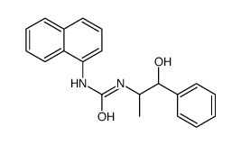 1-(1-hydroxy-1-phenylpropan-2-yl)-3-naphthalen-1-ylurea结构式